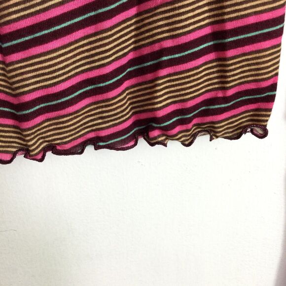 Free People Movement Womens High Jump Print Long Sleeve Oxblood Combo Sz XS NWT - Picture 9 of 16